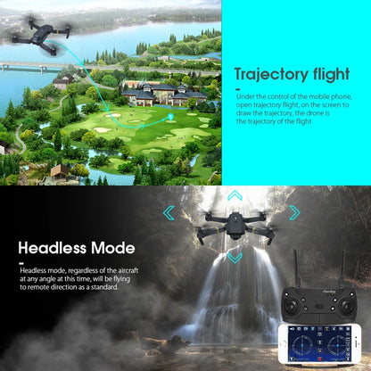 Eachine E58 WIFI FPV With Wide Angle HD 1080P/720P/480P Camera Hight Hold Mode Foldable Arm RC Quadcopter Drone X Pro RTF Dron